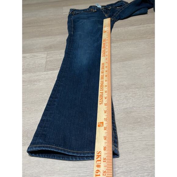 y2k grunge streetwear rodeo western cowgirl True Religion tony bootcut jeans 28 - Picture 4 of 12